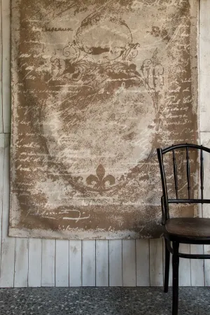 Royal Collection Vintage Design Cotton Rug - Beige