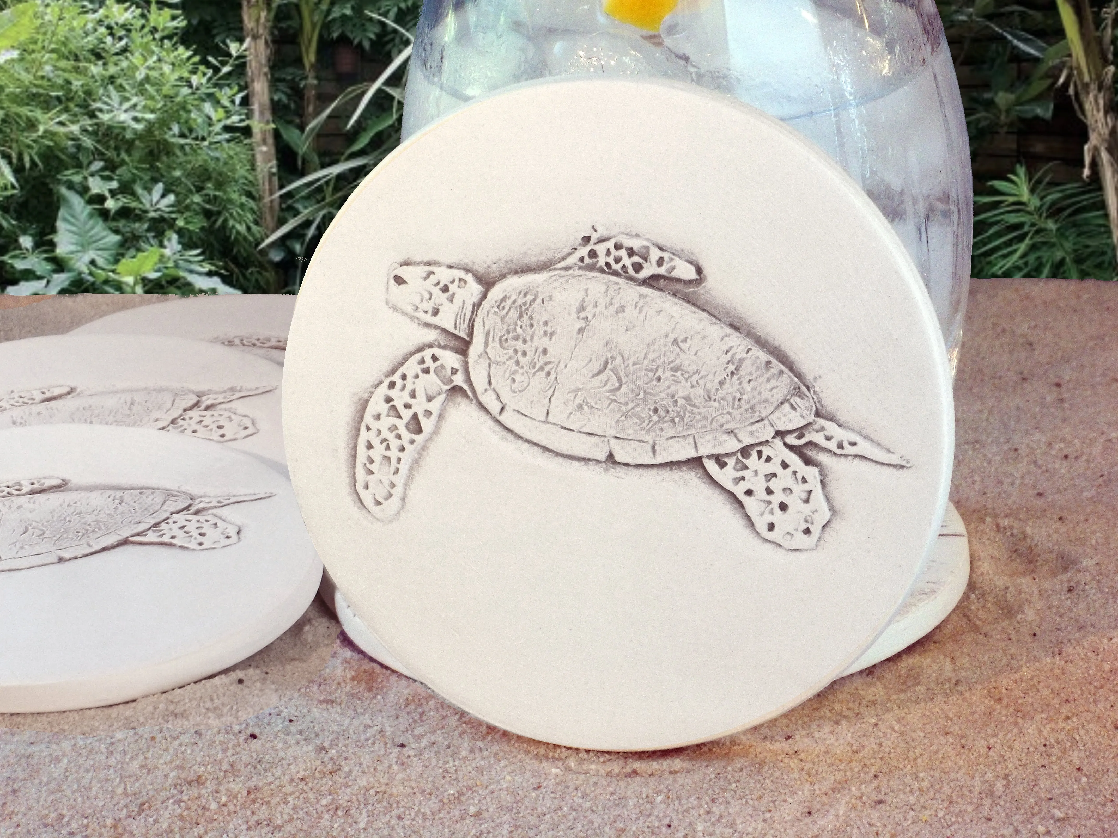Sea Turtle Drink Coasters