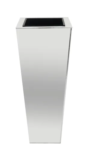 Square Stainless Steel Floor Vase Planter