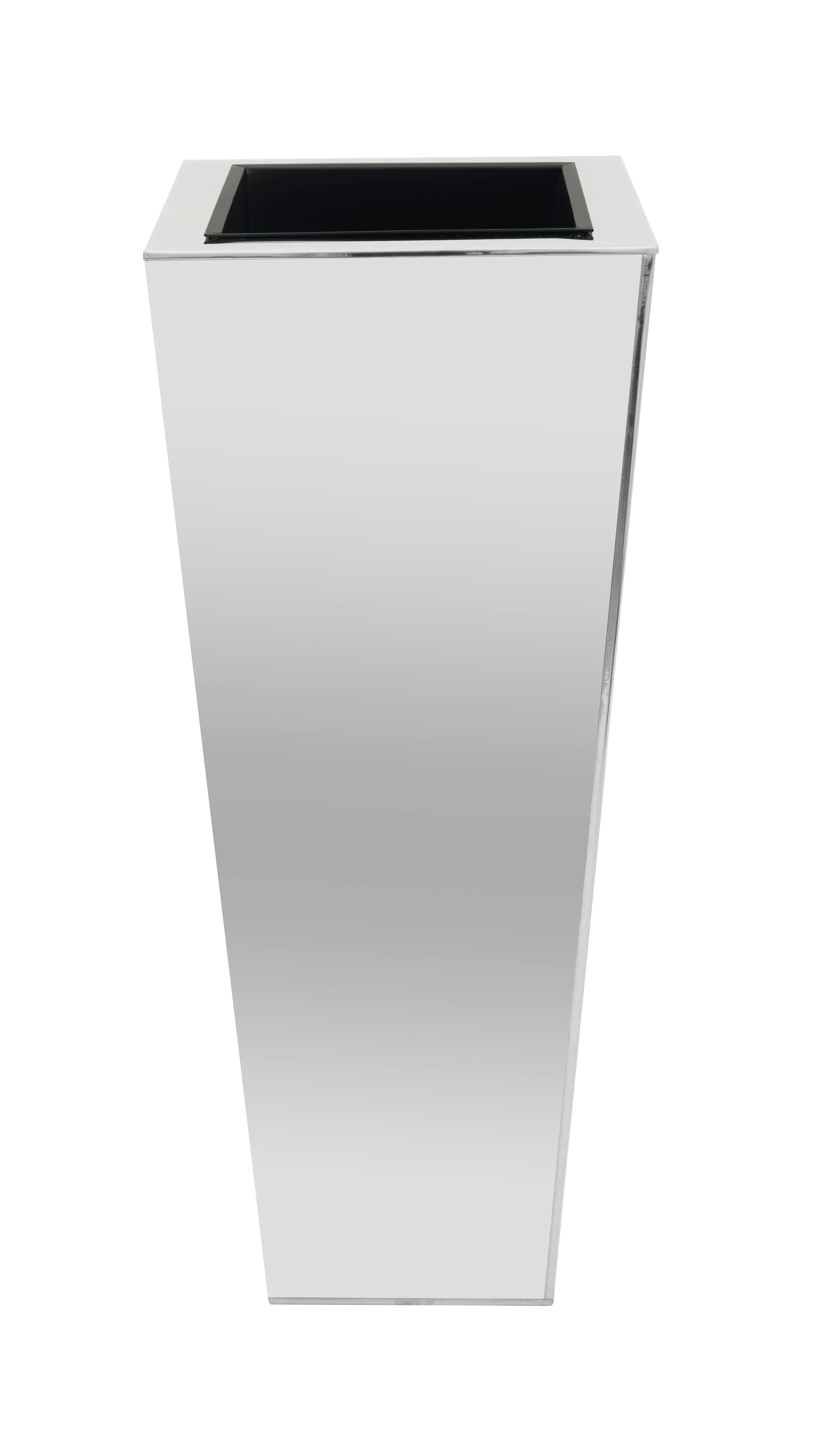 Square Stainless Steel Floor Vase Planter