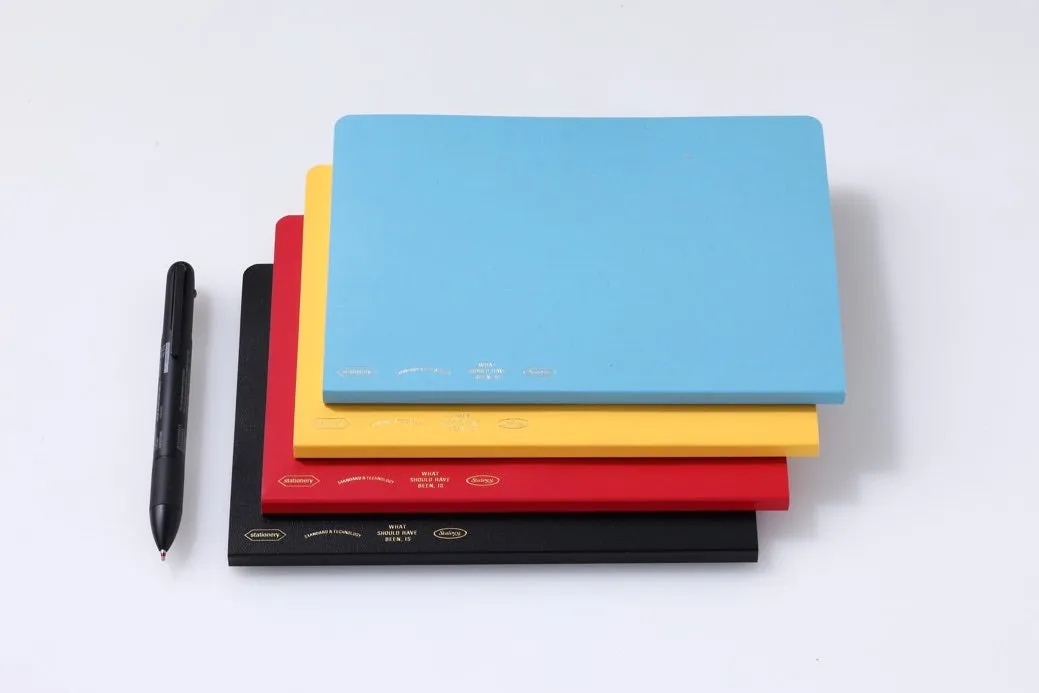 Stalogy 1/2 Year Notebook - A5 - Grid - 186 Pages - Blue
