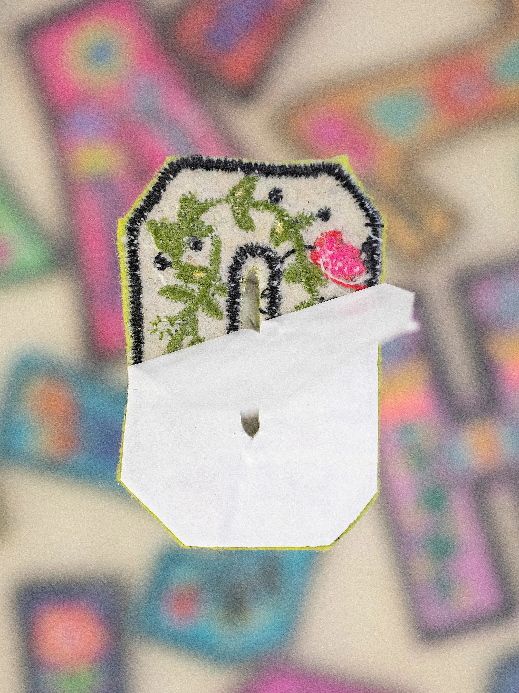 Stick-On Letter Patch - K