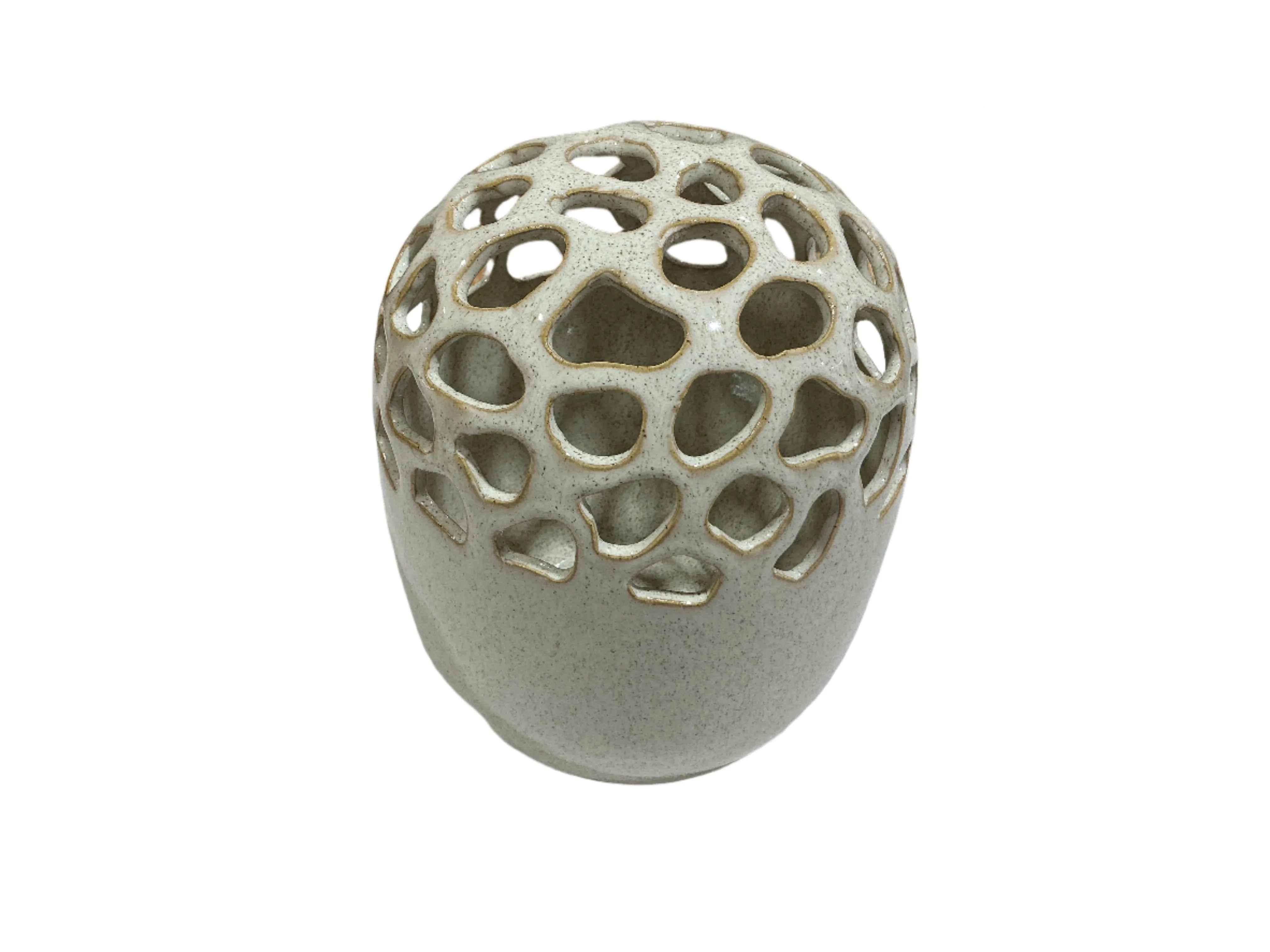 Stoneware Floral Arranging Vase