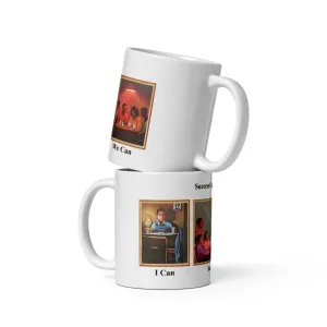 Success Comes In Cans Ceramic Mug / Coffee or Tea Cup / Black Art / African American Art / Motivational Art / Family / Positive Black Images