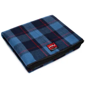 Swiss Link | Wool Picnic Blanket | Sky Blue
