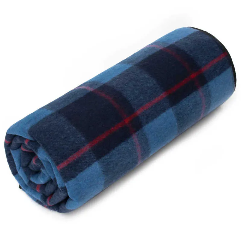 Swiss Link | Wool Picnic Blanket | Sky Blue