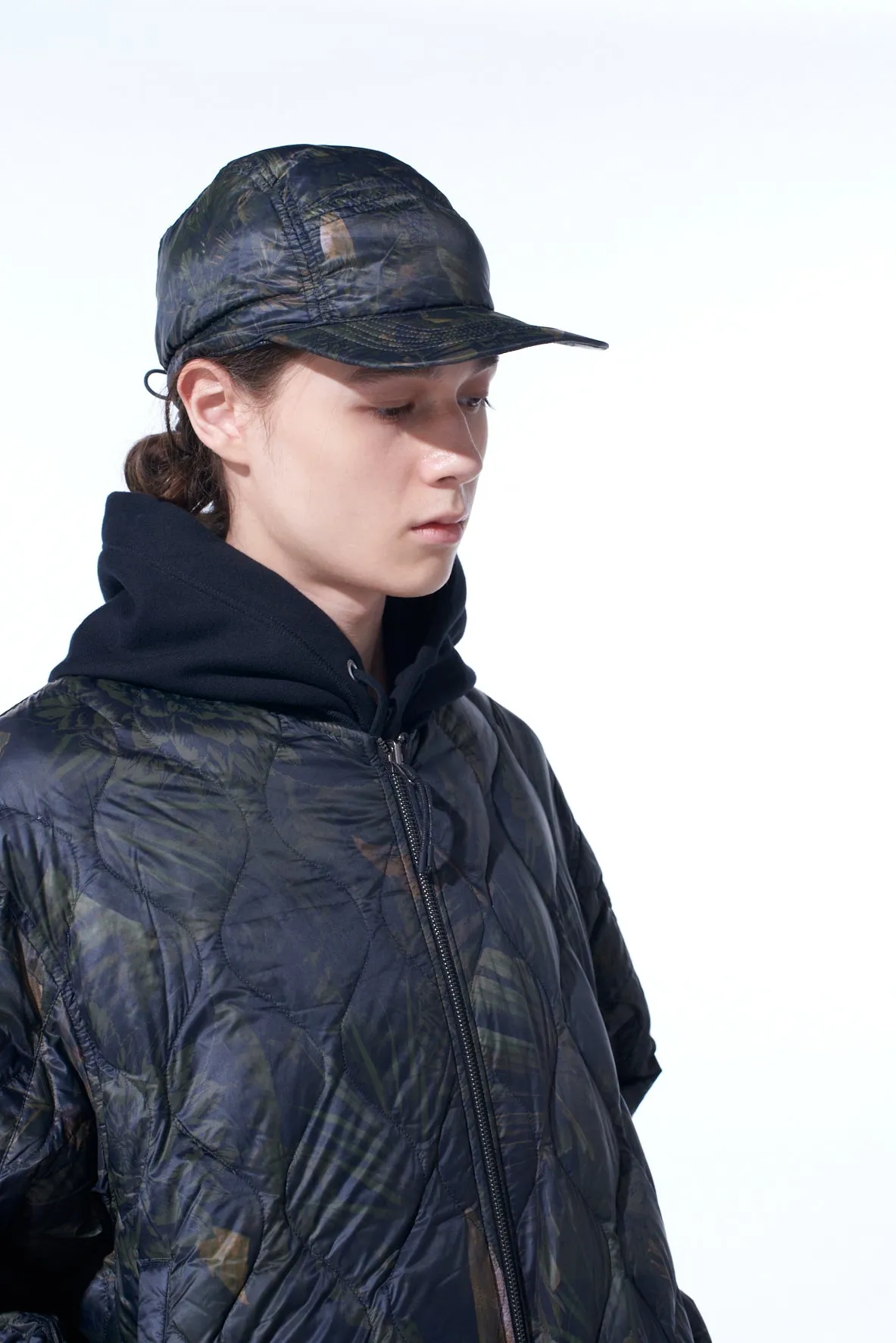 S'YTE X TAIONDAHLIA CAMOUFLAGE QUILTED DOWN JET CAP