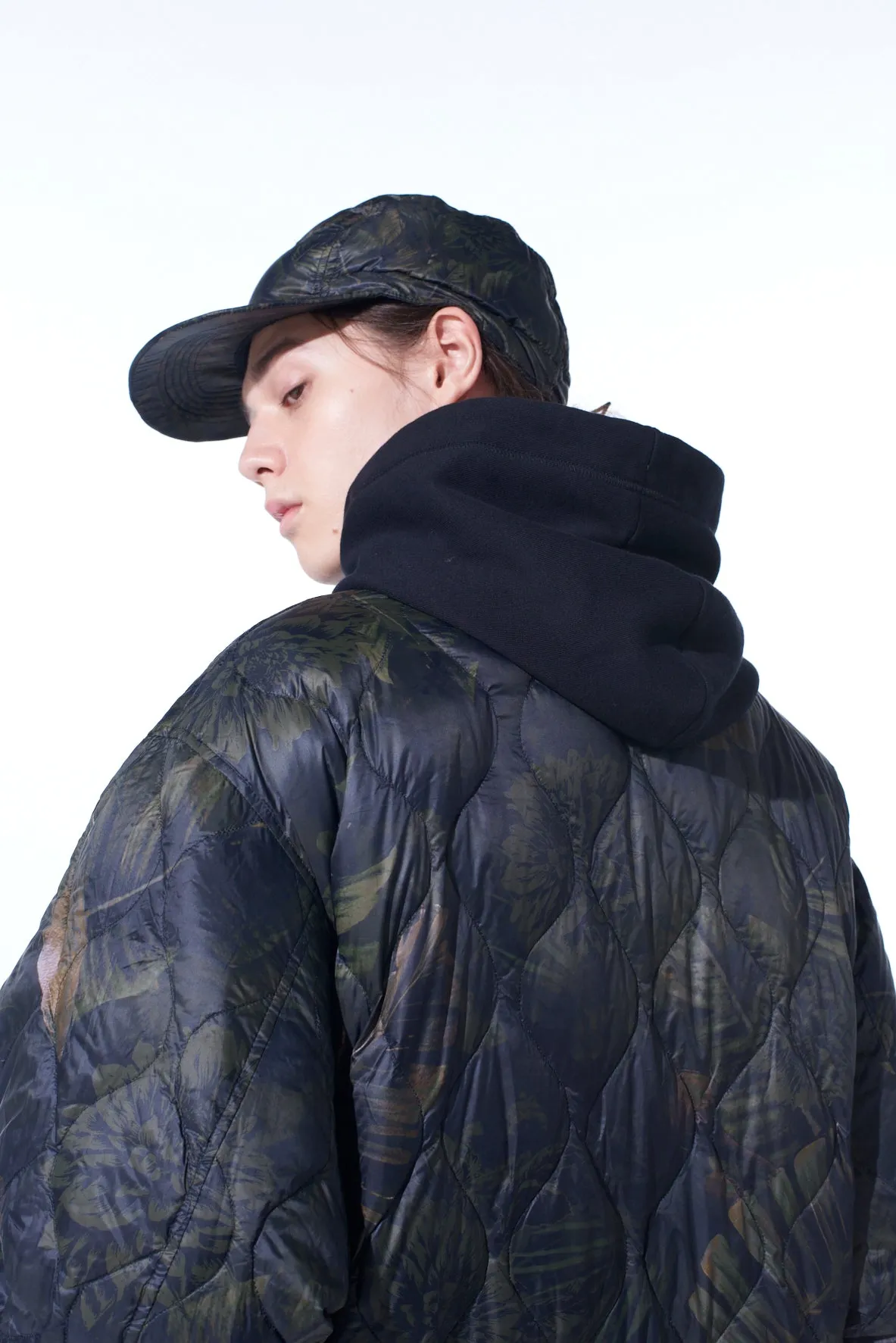 S'YTE X TAIONDAHLIA CAMOUFLAGE QUILTED DOWN JET CAP