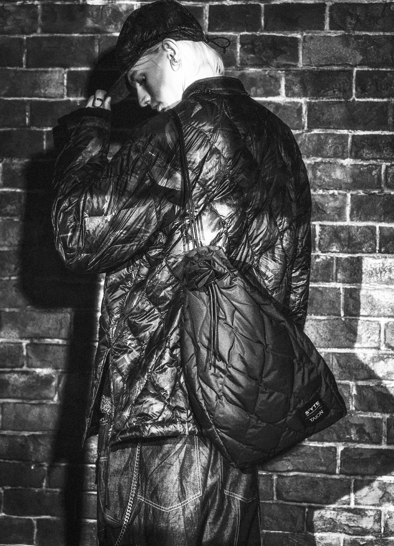 S'YTE X TAIONDAHLIA CAMOUFLAGE QUILTED DOWN JET CAP