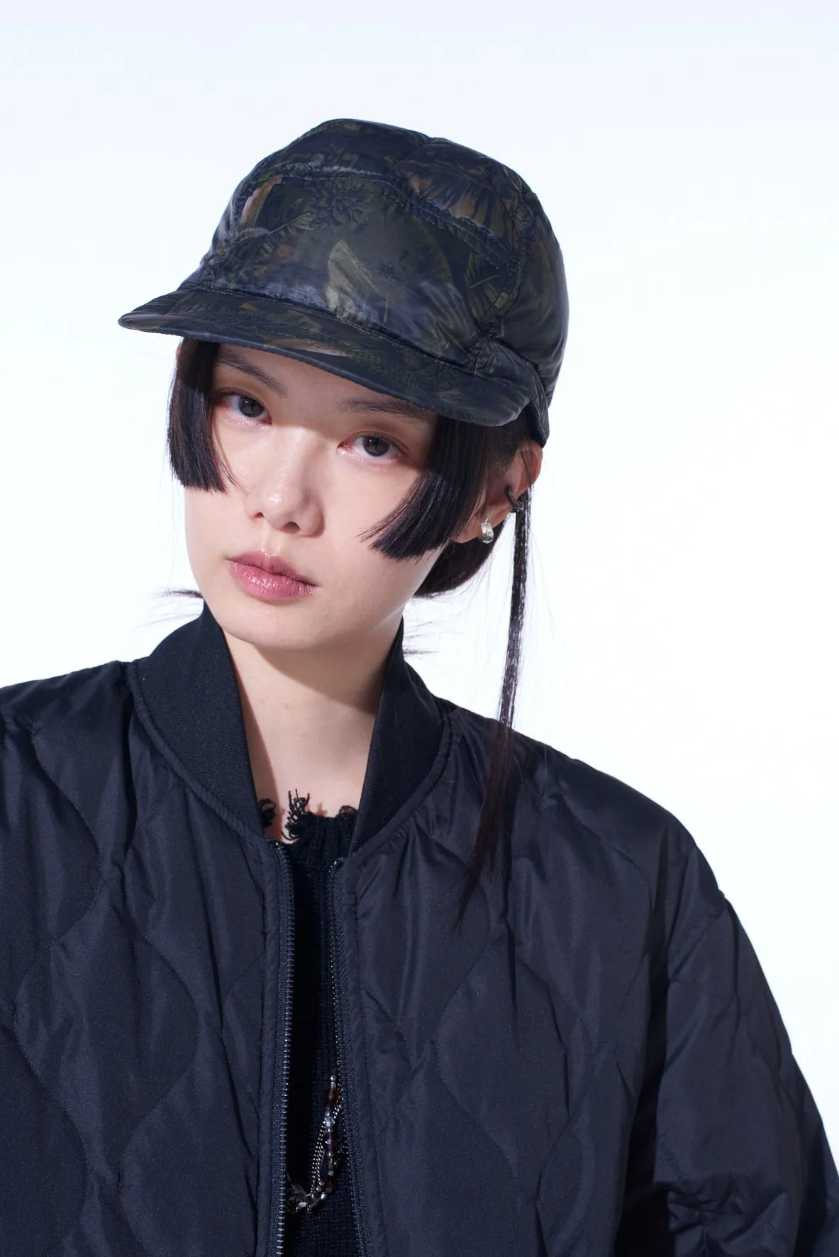 S'YTE X TAIONDAHLIA CAMOUFLAGE QUILTED DOWN JET CAP