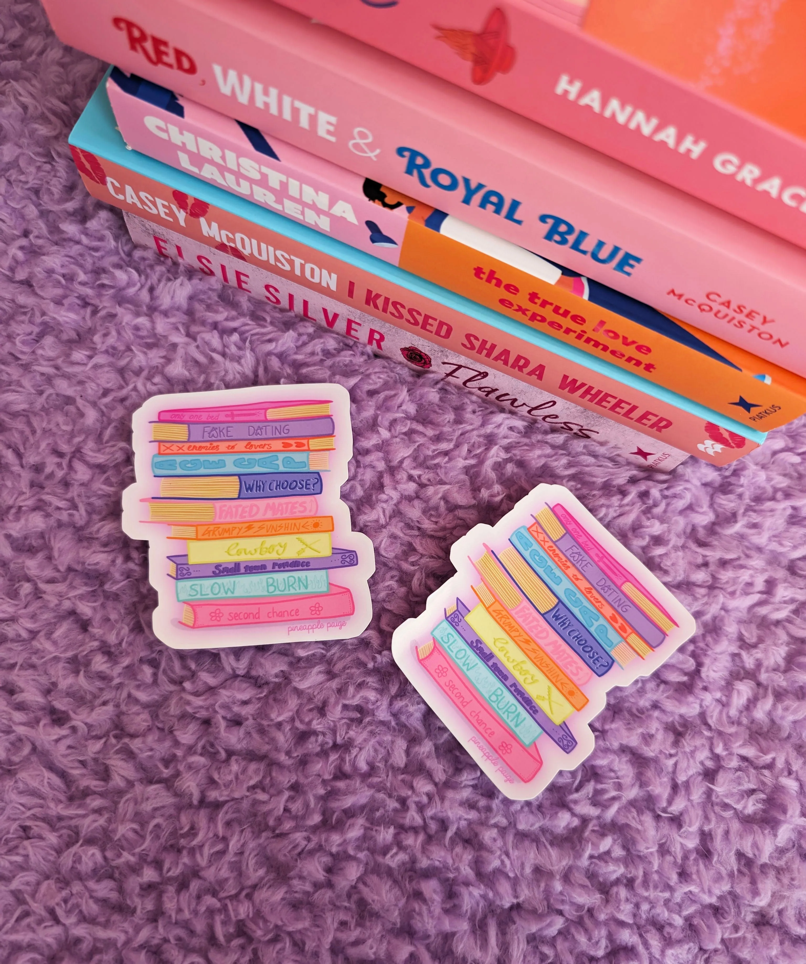 The Tropes - Book Stack Sticker
