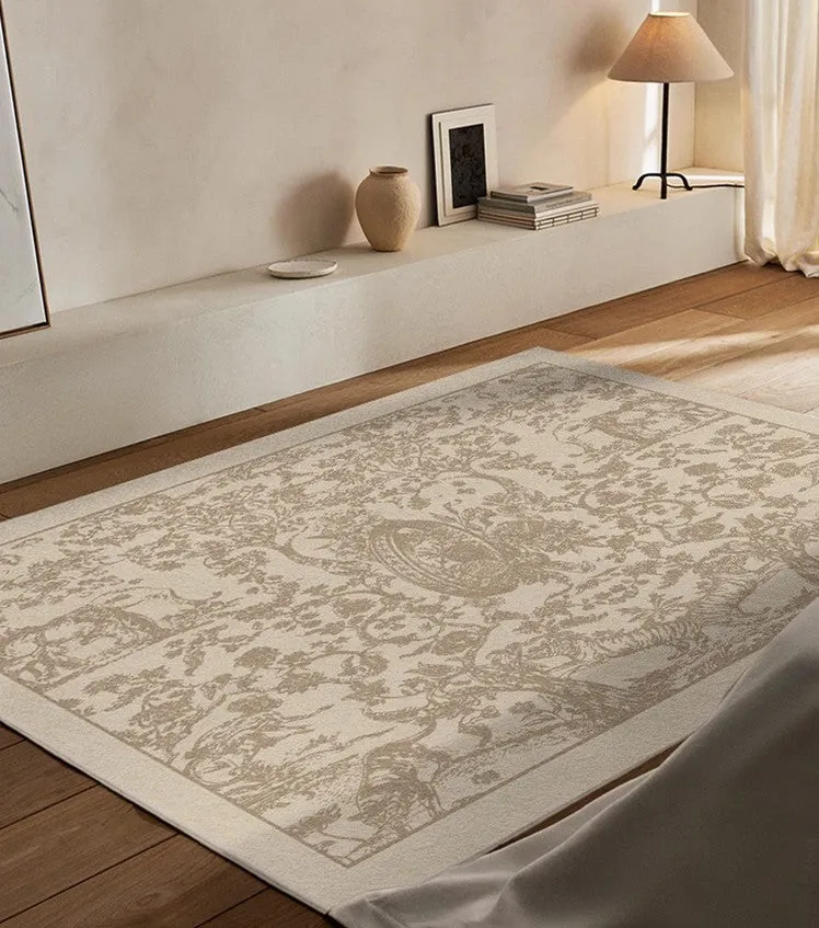 Thick Soft Rugs under Coffee Table, Contemporary Modern Rugs for Living Room, French Style Modern Rugs for Interior Design, Modern Rugs for Dining Room