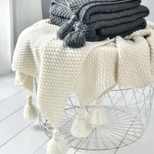 Thread Blanket with Tassel
