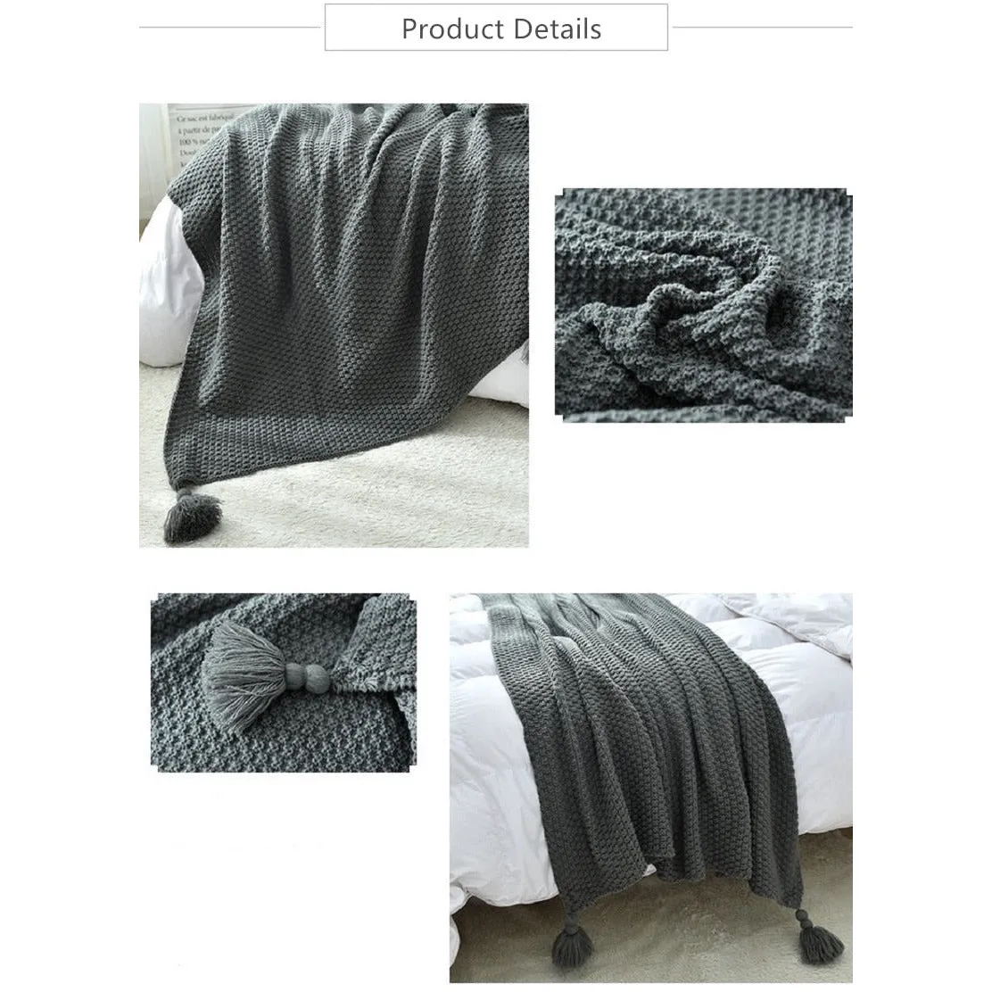 Thread Blanket with Tassel