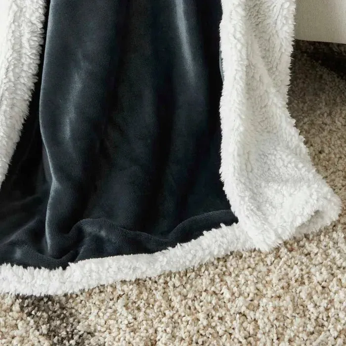 Throw Blankets SN102 Charcoal Throw Blanket