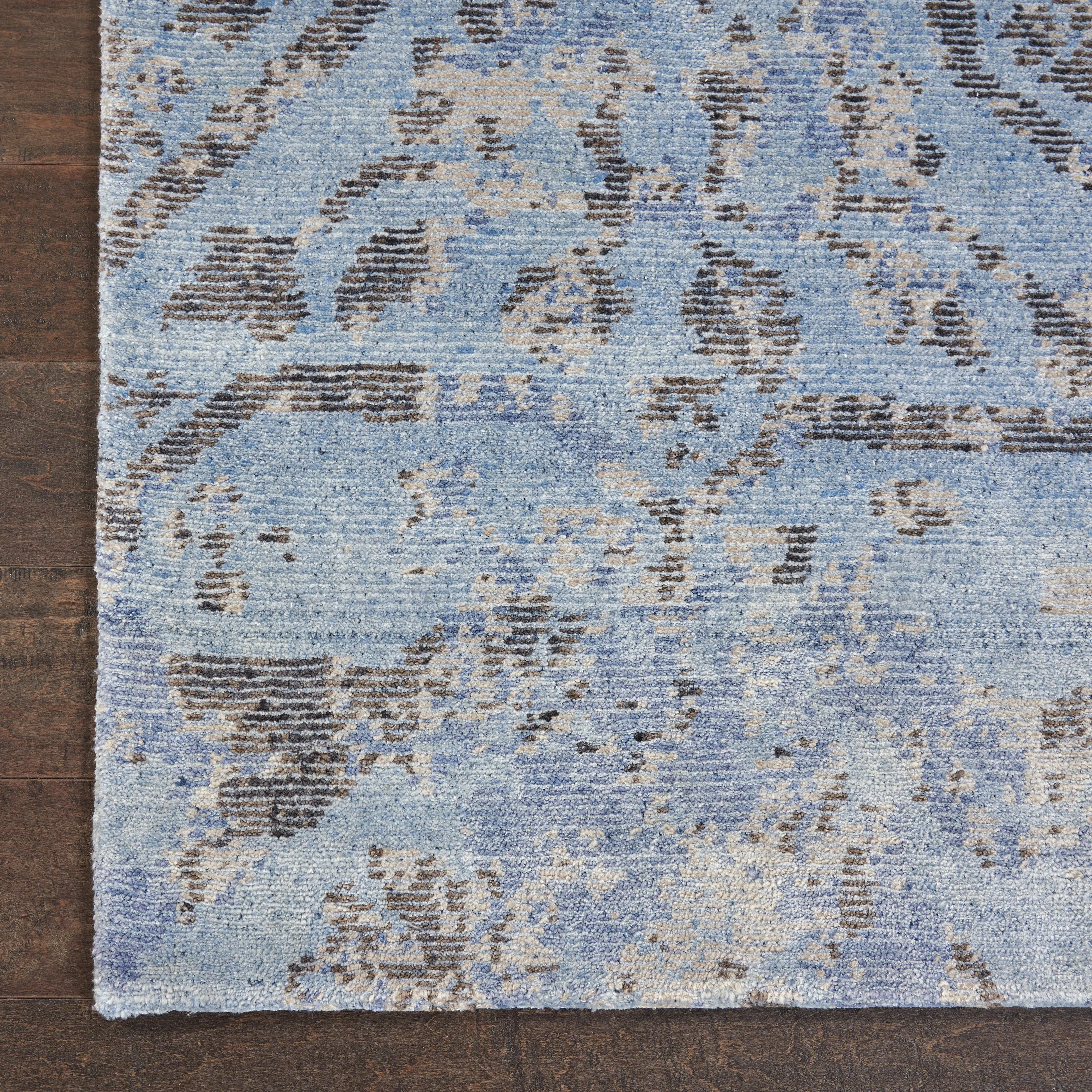 Tibetan Essentials Style Rug - Sky Blue