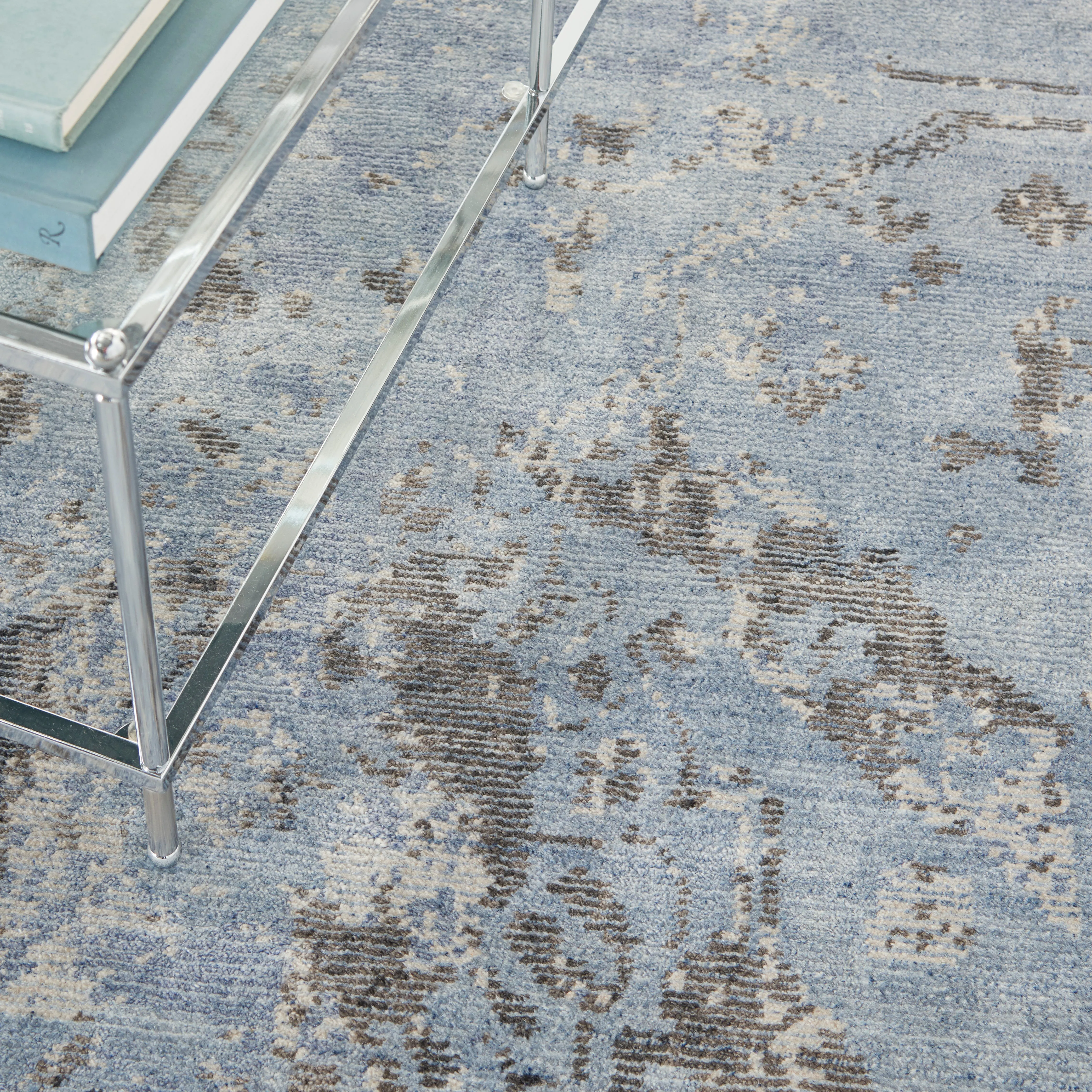 Tibetan Essentials Style Rug - Sky Blue