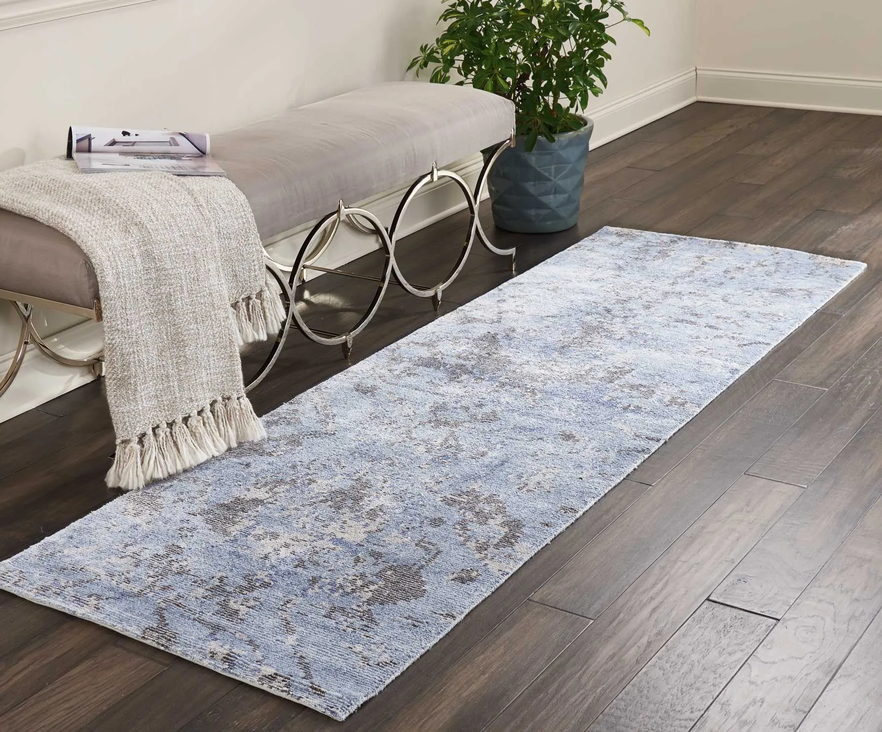 Tibetan Essentials Style Rug - Sky Blue