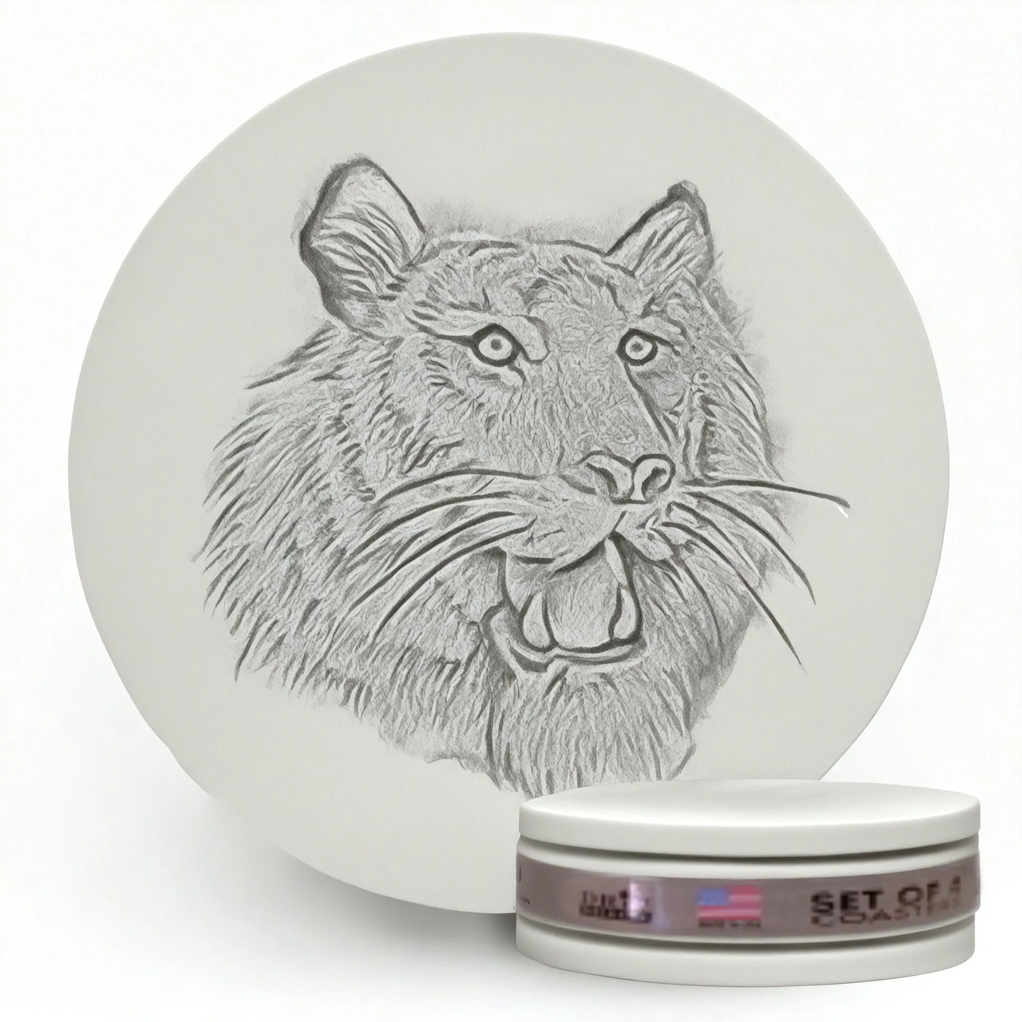 Tiger Drink Coasters