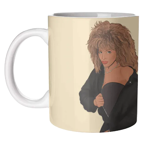 Tina Turner Art Wow Mug