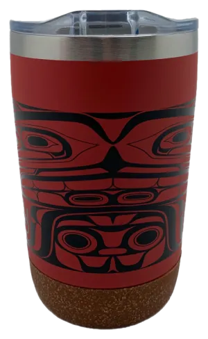 Treasure of Our Ancestors Totemic Cork Based Travel Mug 12 oz