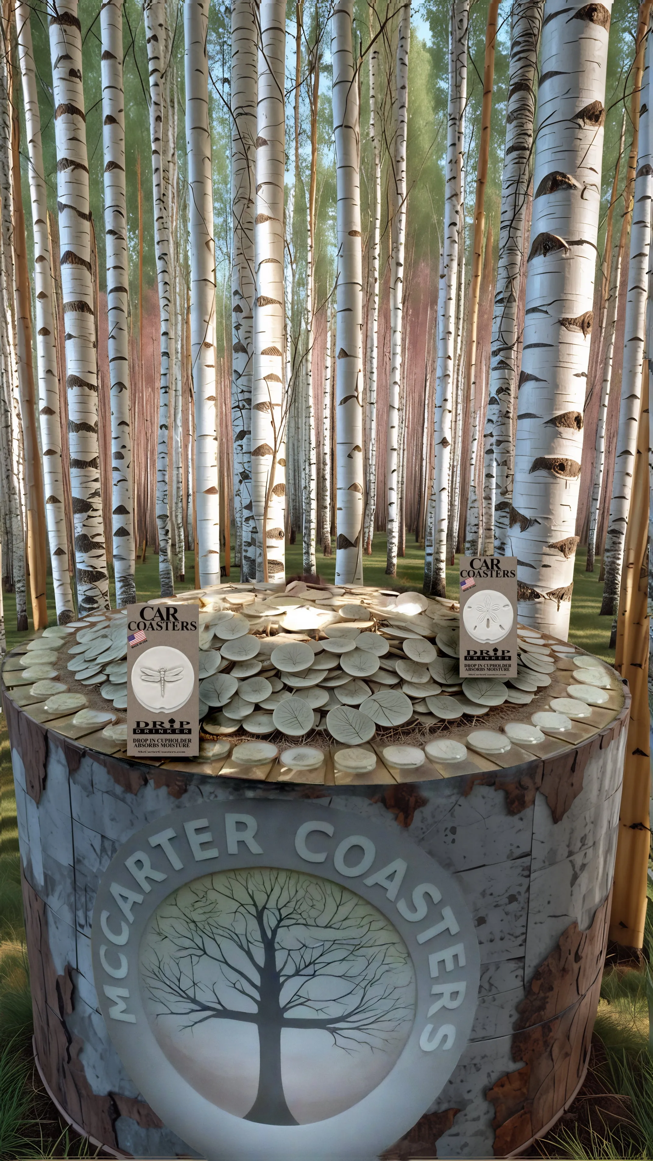 Tree Car Coasters