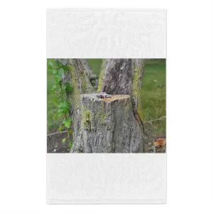 Tree Stump Rally Towel, 11x18