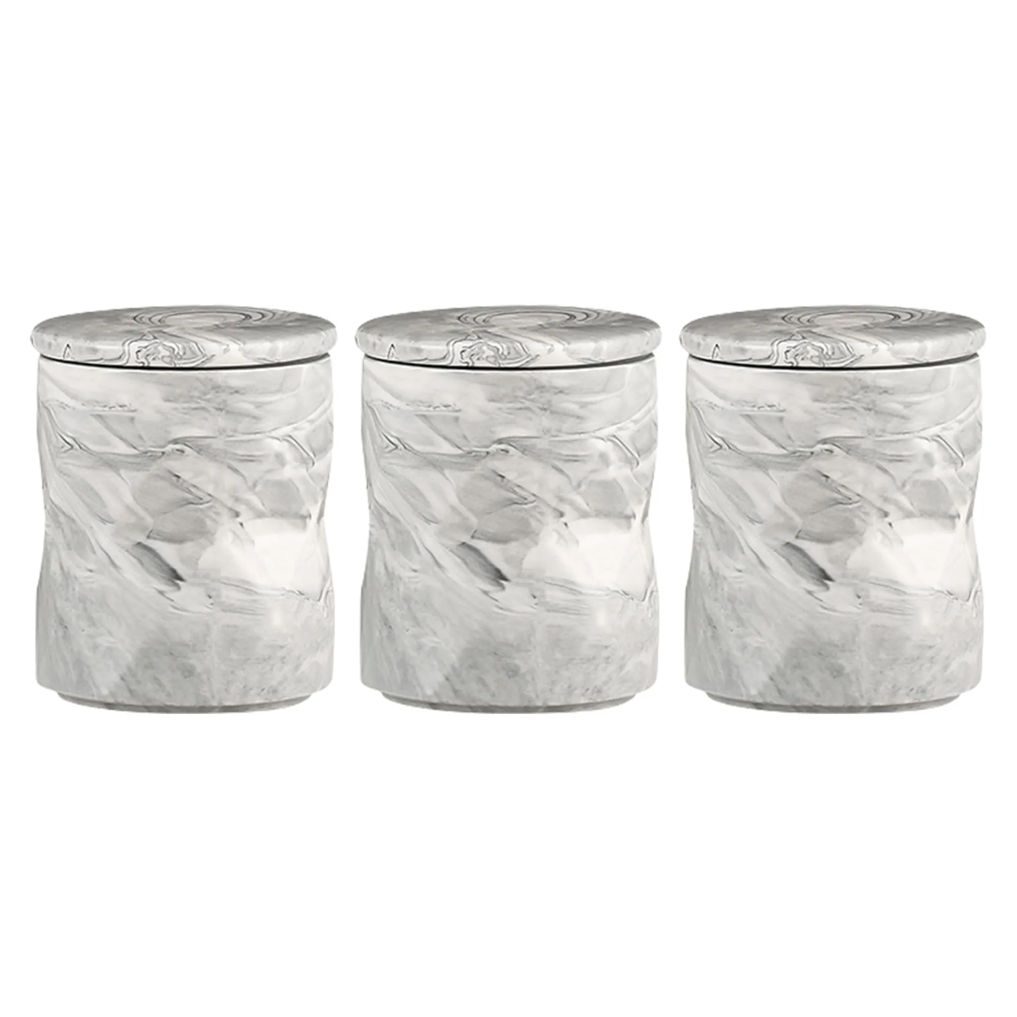 UMAI Ceramic Jars For Kitchen Storage With Ceramic Lids | Airtight Kitchen Containers Set | Kitchen Accessories Items | Multipurpose Jars For Pickles Nuts Dry Fruits | Pack of 3 | 740ml Each