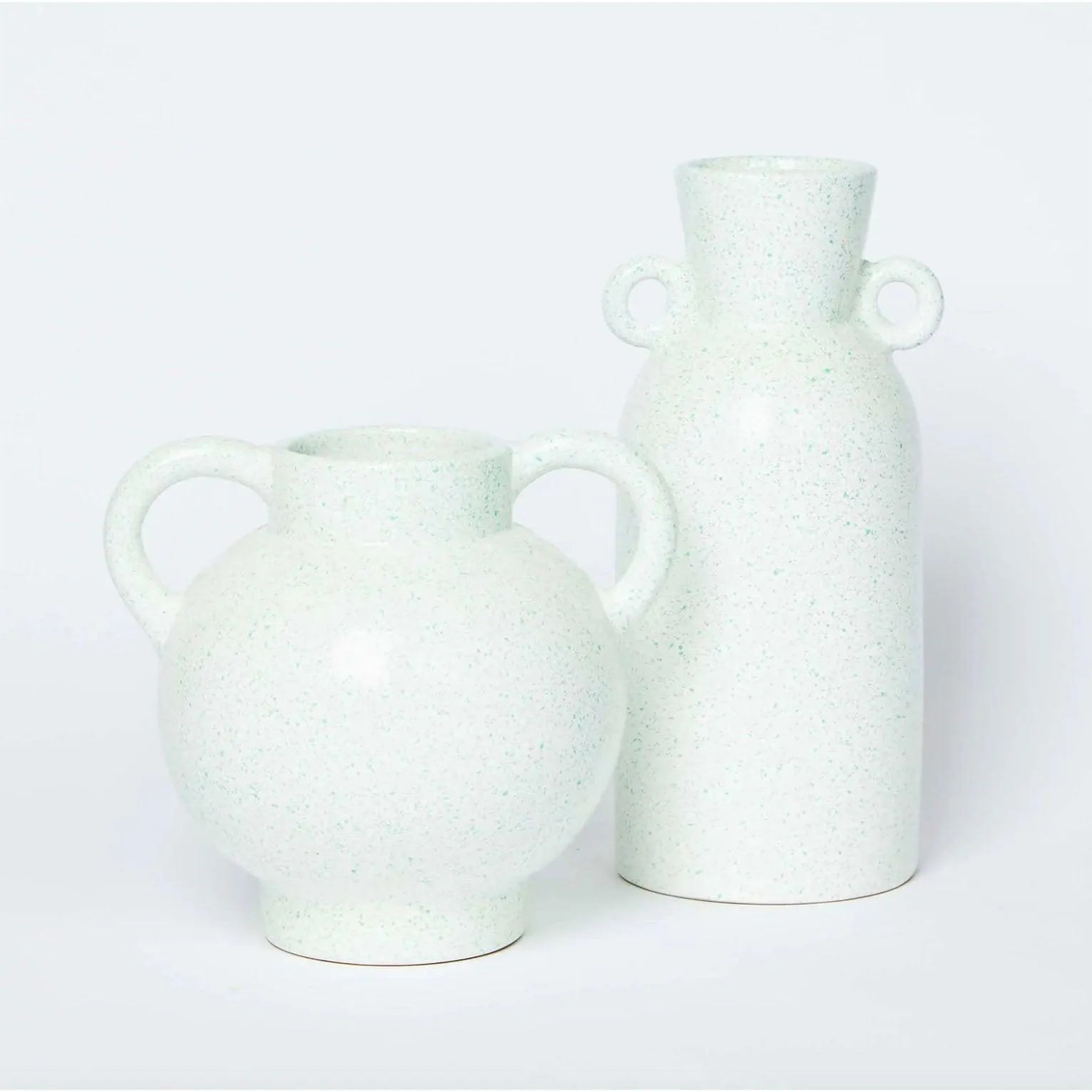 Vase Speckle | Green Tall