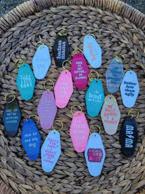 Vintage Hotel Keychains