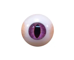 Violet Cat Eyeball Keychain
