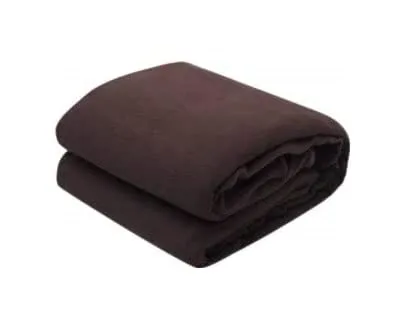 Wavva Blanket Collection Soft Warm Fleece Material For Single Bed In Brown Color (60 * 90 Inches)(Reversible), 500 TC